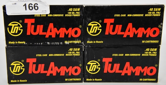 200 RDS OF TUL AMMO .40 S&W FMJ