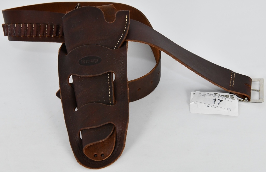 Hunter Heritage Leather Ammo Belt w/Holster