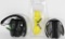 Lot of 2 Hearing Protects & Protective Glasses
