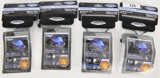 Lot of 4 NIP Shoreline Marine Dry Pouch phone/GPS