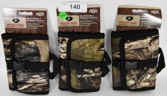 Lot of 3 NIP MOSSY OAK Shotshell ammo Pouch