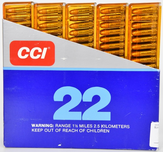 500 RDS OF CCI MINI-MAG .22 LR