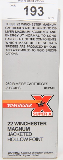 250 RDS OF WINCHESTER SUPER-X .22 WIN MAGNUM