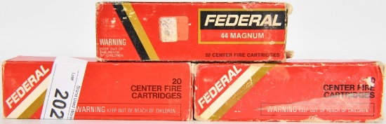 60 RDS OF FEDERAL .44 REMINGTON MAGNUM