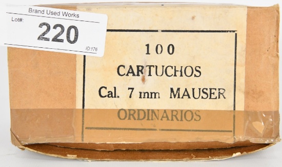 100 RDS OF 7MM MAUSER CARTRIDGES