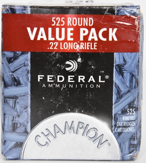 525 RDS OF FEDERAL .22 LR CHAMPION BRICK