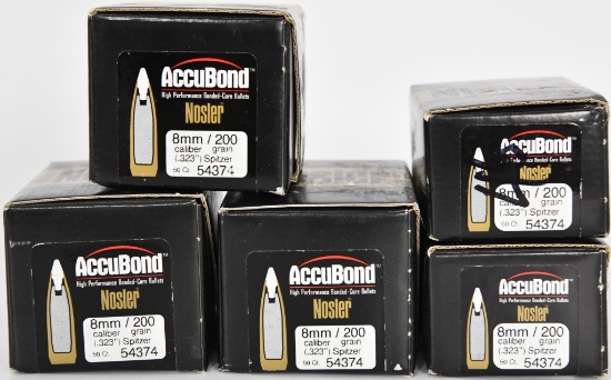 250 rds NOSLER 8mm 200 gr Bullets