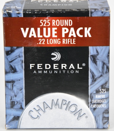 525 RDS OF FEDERAL .22 LR BRICK