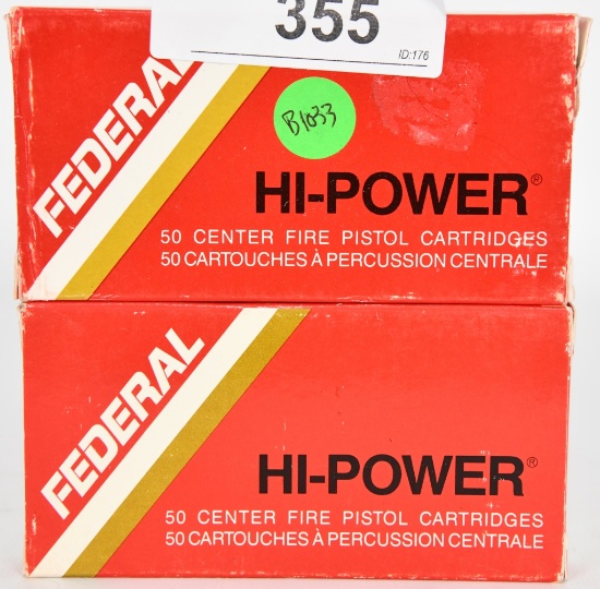 100 RDS OF FEDERAL .357 MAGNUM HI-POWER