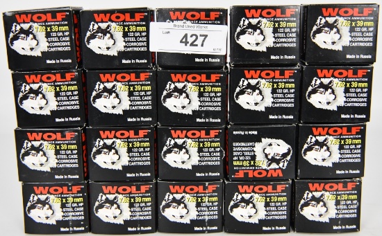 400 RDS OF WOLF 7.62X39MM rd w/ .50 Cal Ammo Can