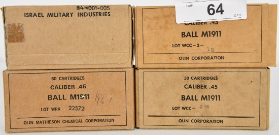 200 RDS OF M1911 .45 ACP OLIN CORPORATION