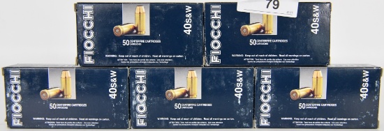 250 RDS OF FIOCCHI 40 S&W FMJ