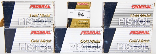 220 RDS OF FEDERAL GOLD MEDAL .356 TSW