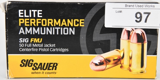 38 RDS OF SIG SAUER .357 SIG CARTRIDGES