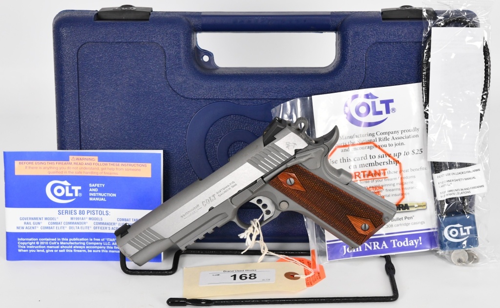 New Colt Rail Gun 1911 Semi Auto 9mm Pistol Firearms Military Artifacts Firearms Pistols Semi Automatic Pistols Online Auctions Proxibid