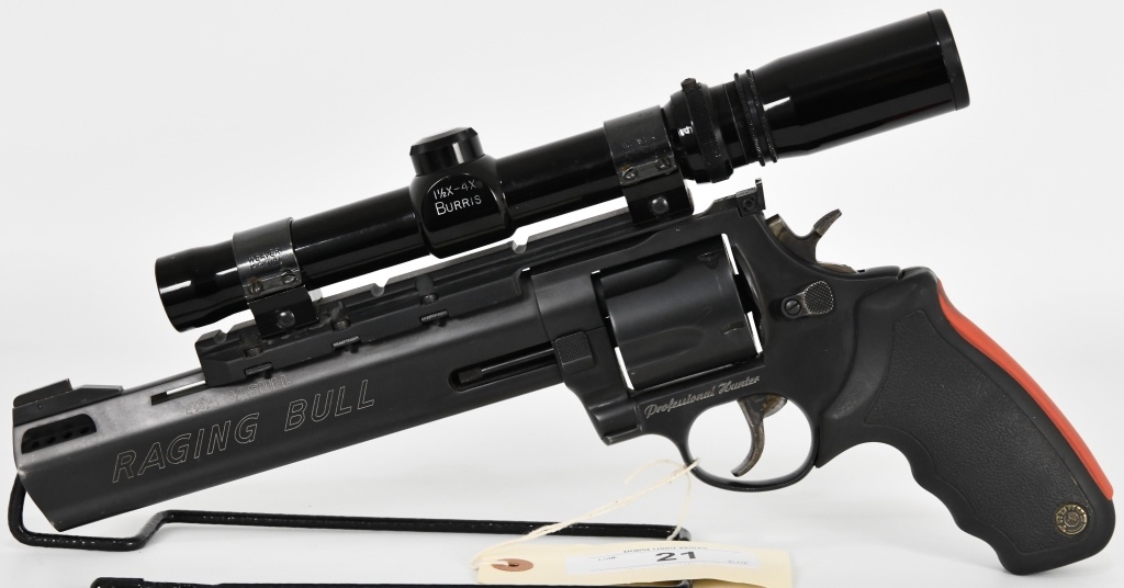 Taurus Raging Bull 454 Casull Professional Hunter Firearms Military Artifacts Firearms Pistols Revolvers Online Auctions Proxibid Taurus Raging Bull 454 Casull Professional Hunter Firearms Military Artifacts Firearms Pistols Revolvers Online Auctions Proxibid