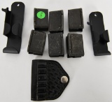 Stripper clips / 2 Mag holsters / Leather ammo