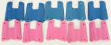 Lot of 10 Rubber Grips 5-pink 5- blue