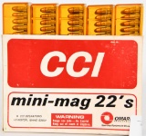500 RDS OF CCI MINI-MAG .22 SHORT