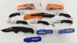 Lot of misc Pocket folding knives various szs