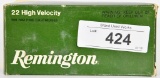 500 RDS OF REMINGTON .22 LR CARTRIDGES