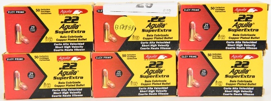 300 RDS of Aguila .22 Short Cartridges