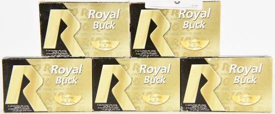 25 RDS of Royal Buck Plastic 12 GA Shotshells
