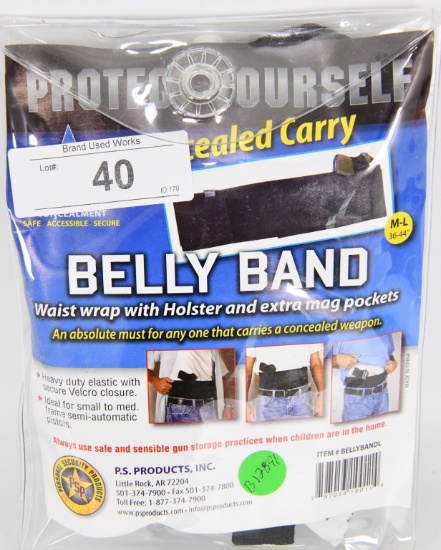 Conceal Carry Belly Band New in pkg M-L 36-44"