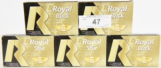 25 Rds of Royal Buck Plastic 12 GA Shotshells