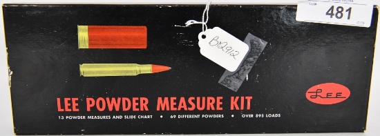 NEW Lee Powder Measure Kit & Manual