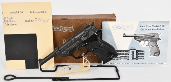 German Walther P38 / II Semi Auto 9MM Pistol