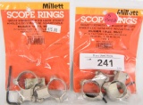 Lot of 2 Millett Scope Rings New in Package