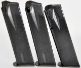 Lot of 3 9mm Double Stack Magazines
