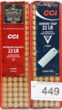 200 Rds of CCI .22 LR Cartridges