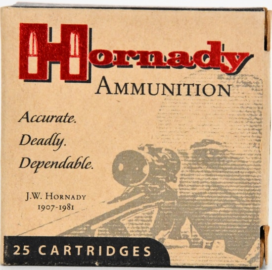 25 Rounds Hornady Custom .32 ACP Ammunition