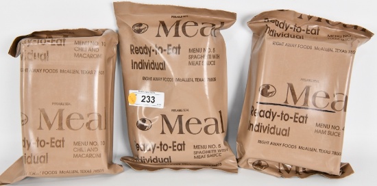 MRE #4 #5 #10 Ready to Eat Meals Peeable Seal