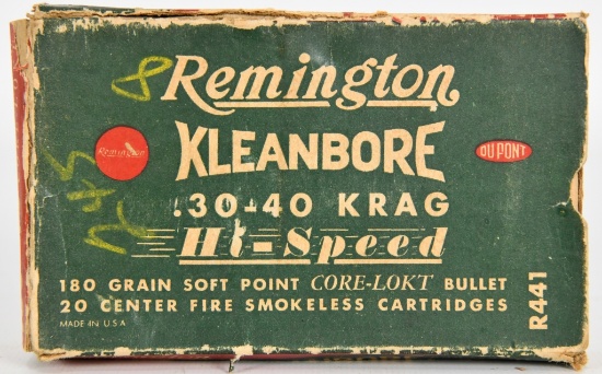 15 Rounds Of Remington .30-40 Krag Ammo