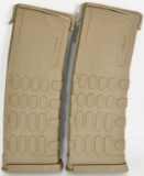 Lot of 2 AR-15 Mags 223/5.56 30 rd FDE NEW