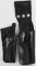 Two black leather Holsters