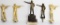 Lot of 5 Military & Civilian Trophy Toppers