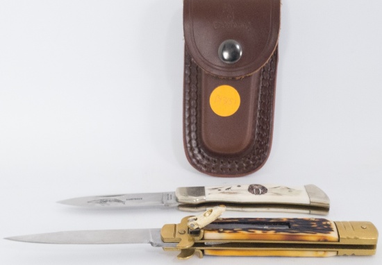 Lot of 3 Folding Knives - Browning, National