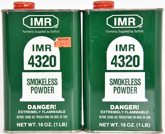 (2) IMR 4320 Smokelss Powder