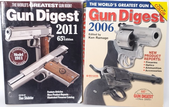 Lot of 2 Gun Digest for 2011 and 2006 see below