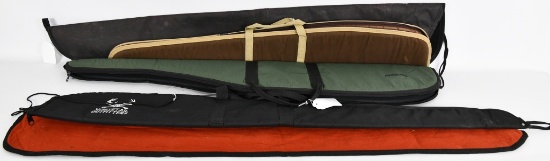 Lot of 5 Misc Soft Rifle / Shotgun Cases Various