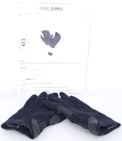 HATCH SGK100 Street Guard Glove with Kevlar Med