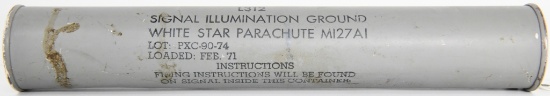 Live M127A1 White Star Parachute Flare