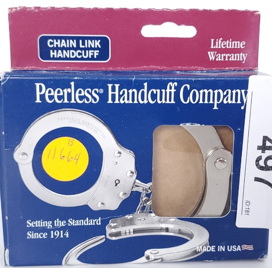 Peerless Handcuff Chain Link Handcuff
