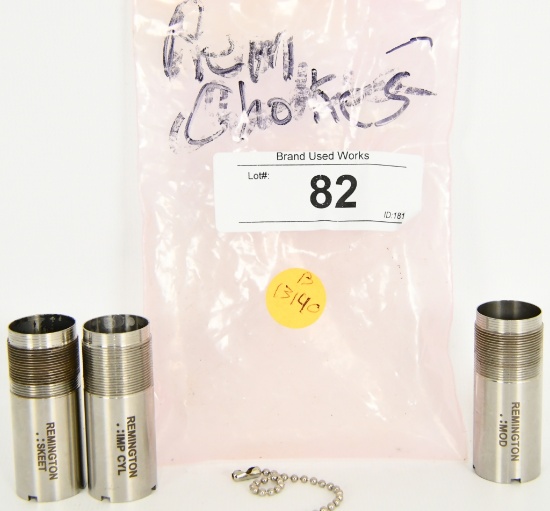 Lot of 3 Rem Chokes: Remington mod, IMP Cyl, Skeet