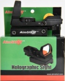 AIMSHOT Holographic Sight Multi Reticle Sight w/mt