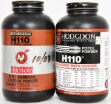 (2) containers HODGDON Pistol Powder & Rifle/handg